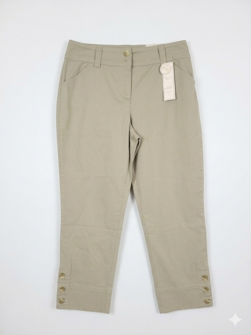 Charter Club Crop Pants in Khaki